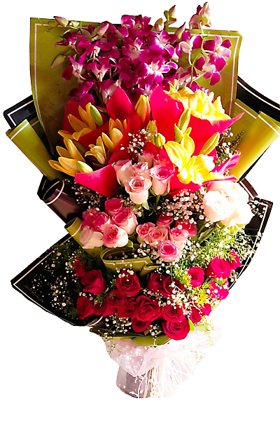 Denver Basket Bouquet Denver Basket Bouquet