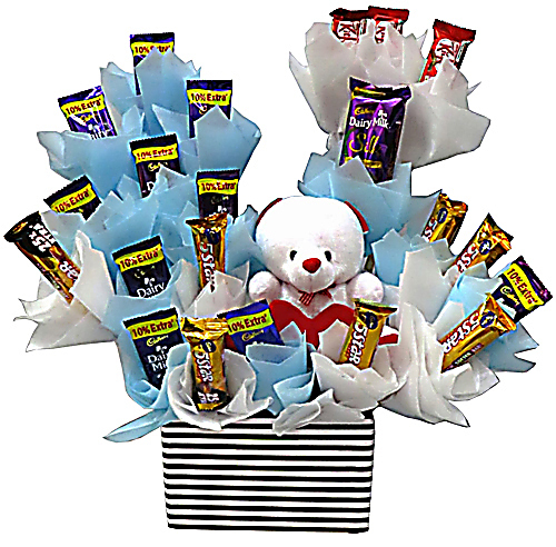 Marsala Chocolate Bouquet